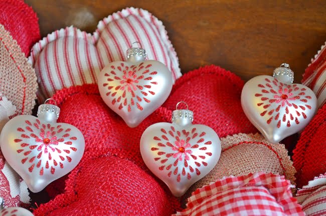 Fabric hearts | cottage at the crossroads