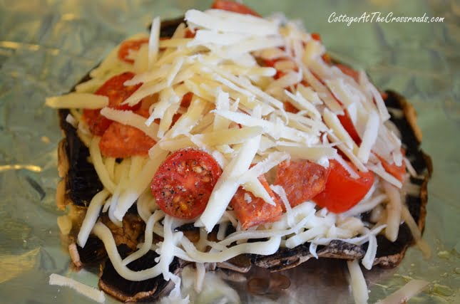 Low carb portabella pizzas | cottage at the crossroads
