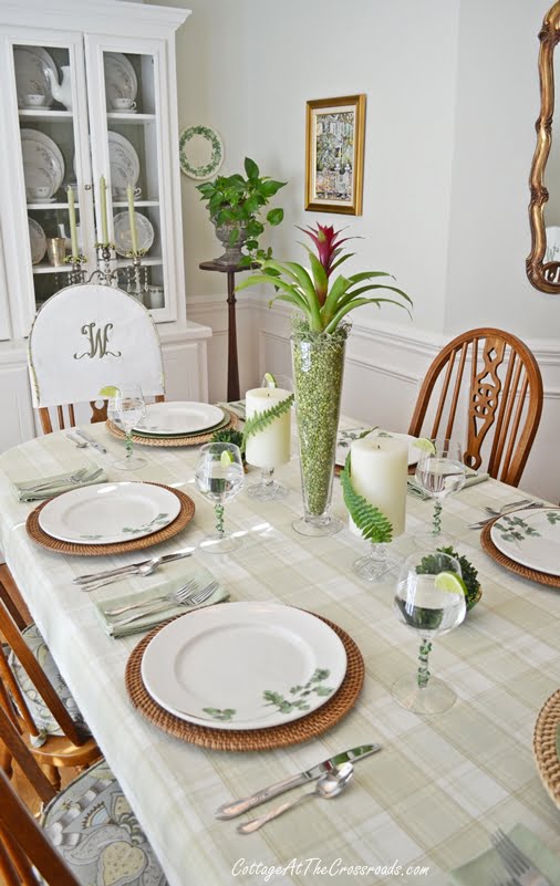 Adding green to your table | cottage at the crossroads