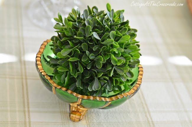 Adding green to your table | cottage at the crossroads
