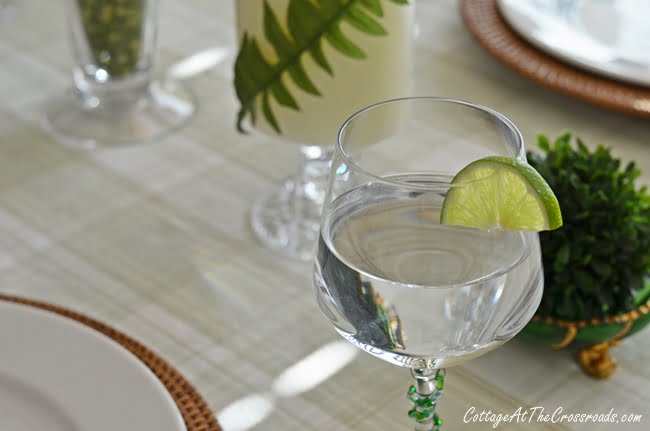 Adding green to your table | cottage at the crossroads