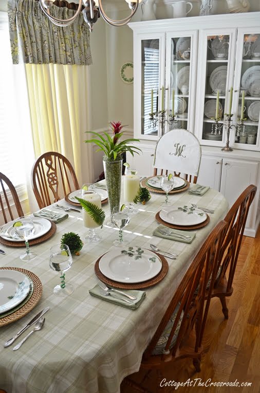 Adding green to your table | cottage at the crossroads