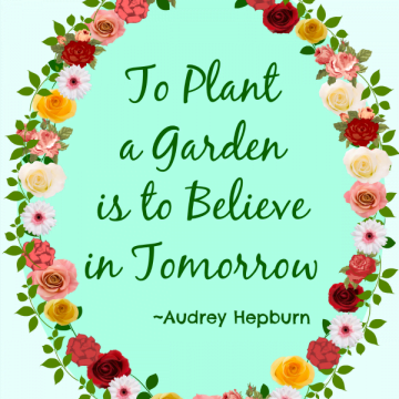 To plant a garden free printable | cottage at the crossroads