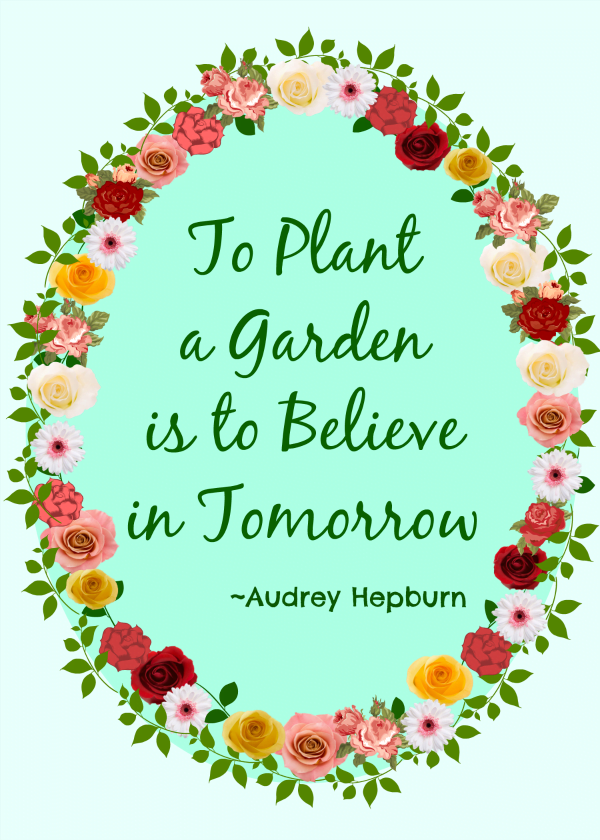 To plant a garden free printable | cottage at the crossroads