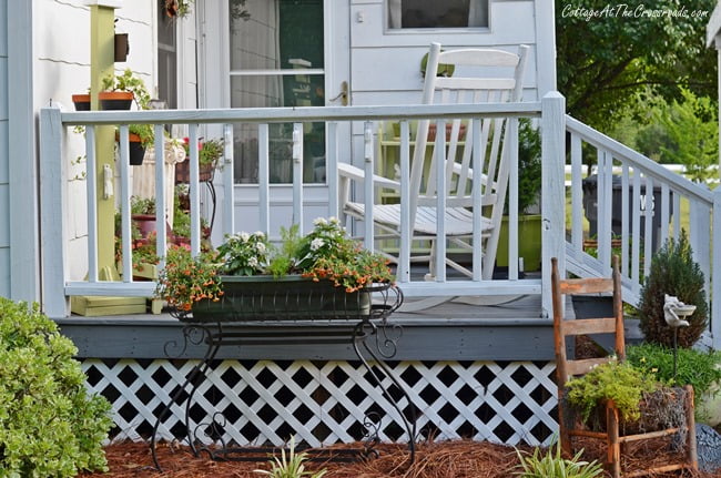 Back deck | cottage at the crossroads