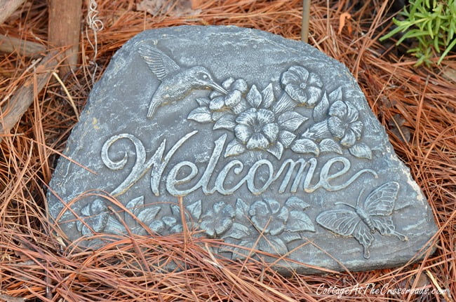 Welcome sign | cottage at the crossroads