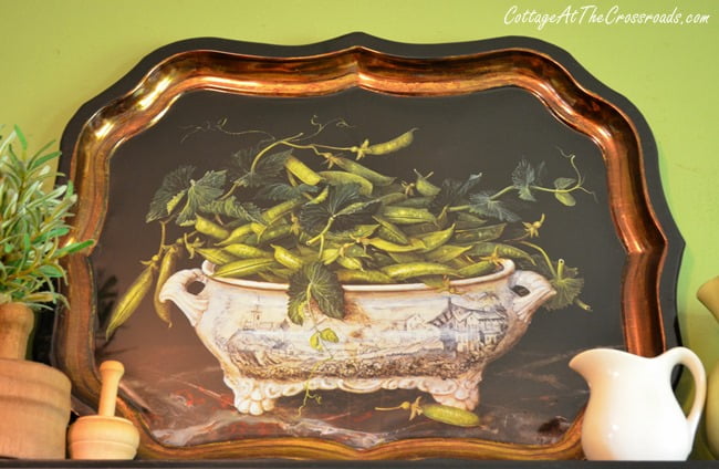 Spring pea tray | cottage at the crossroads