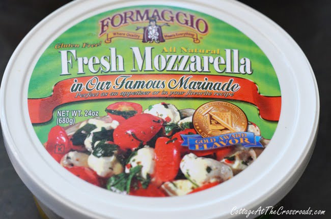 Tortellini mozzarella garden salad | cottage at the crossroads