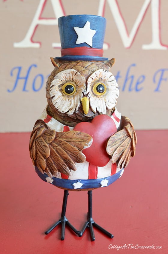 Patriotic porch | cottage at the crossroads