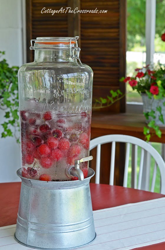 Sparkling cherry wine | cottage at the crossroads
