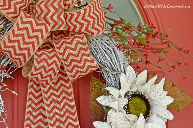 Summer wreath | cottage at the crossroads