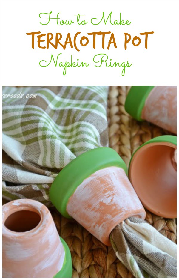 How to make terracotta pot napkin rings | cottage at the crossroads