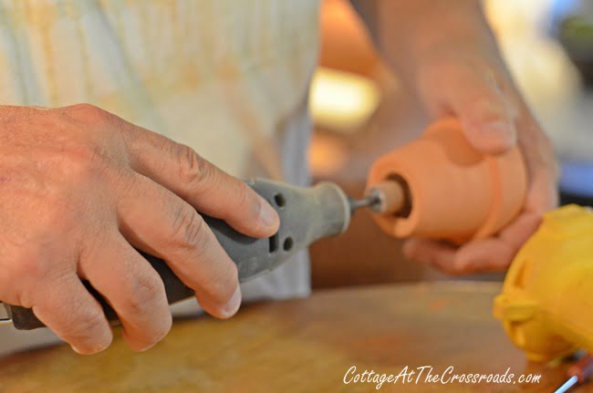 How to make terracotta pot napkin rings | cottage at the crossroads