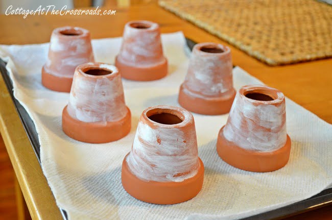 How to make terracotta pot napkin rings | cottage at the crossroads