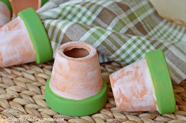 How to make terracotta pot napkin rings | cottage at the crossroads