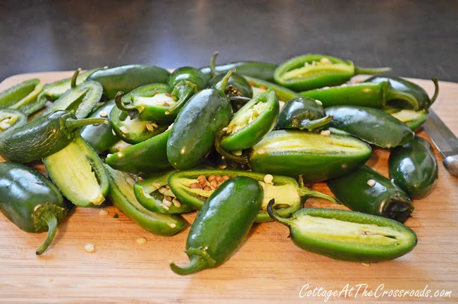 Sausage and cheese stuffed jalapeno peppers | cottage at the crossroads