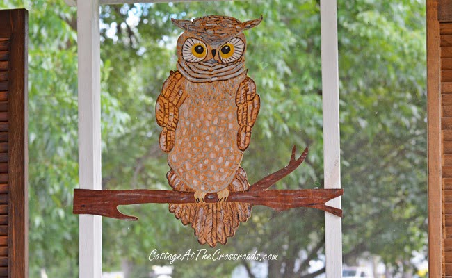 Using a dremel to create a wooden owl | cottage at the crossroads