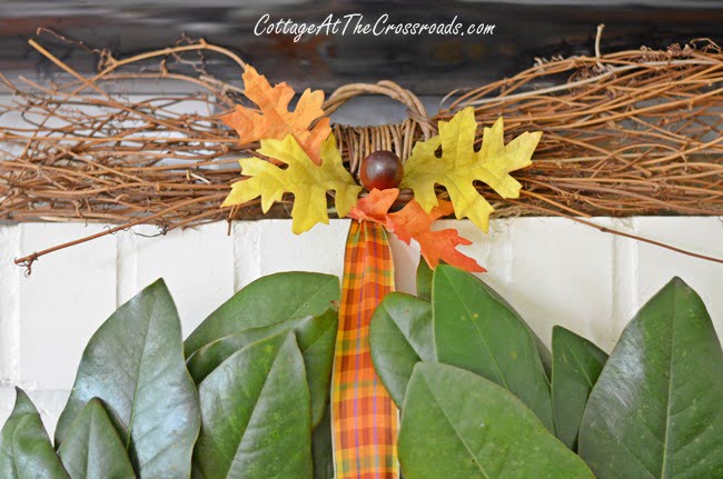 Fall mantel | cottage at the crossroads