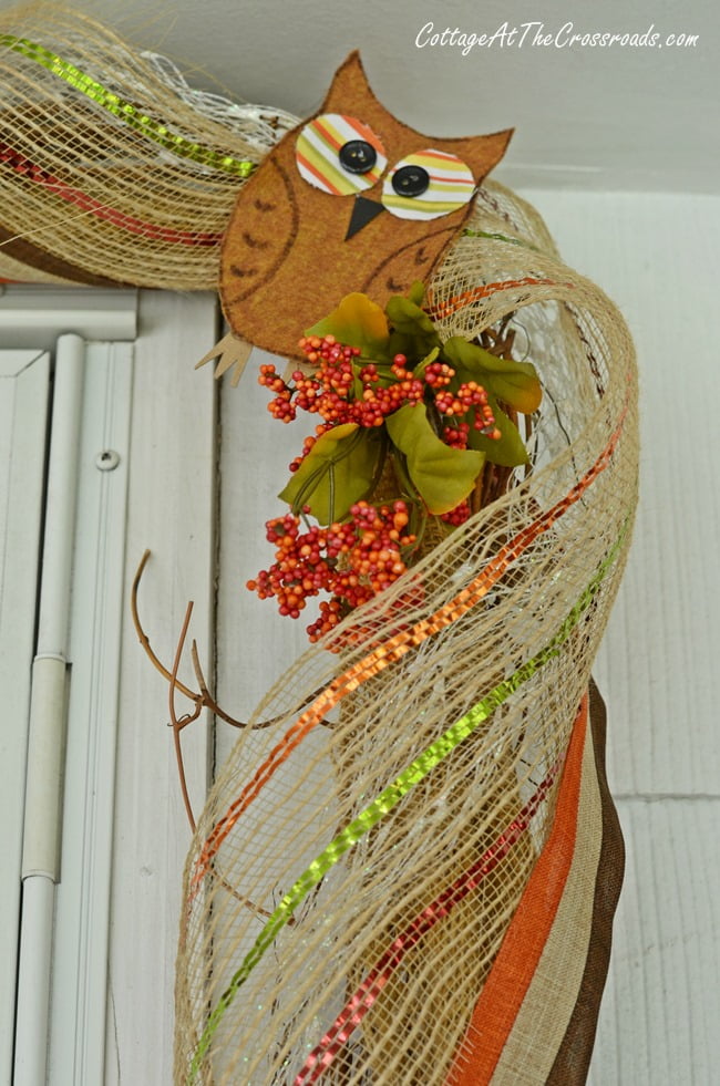 Owl garland | cottage at the crossroads