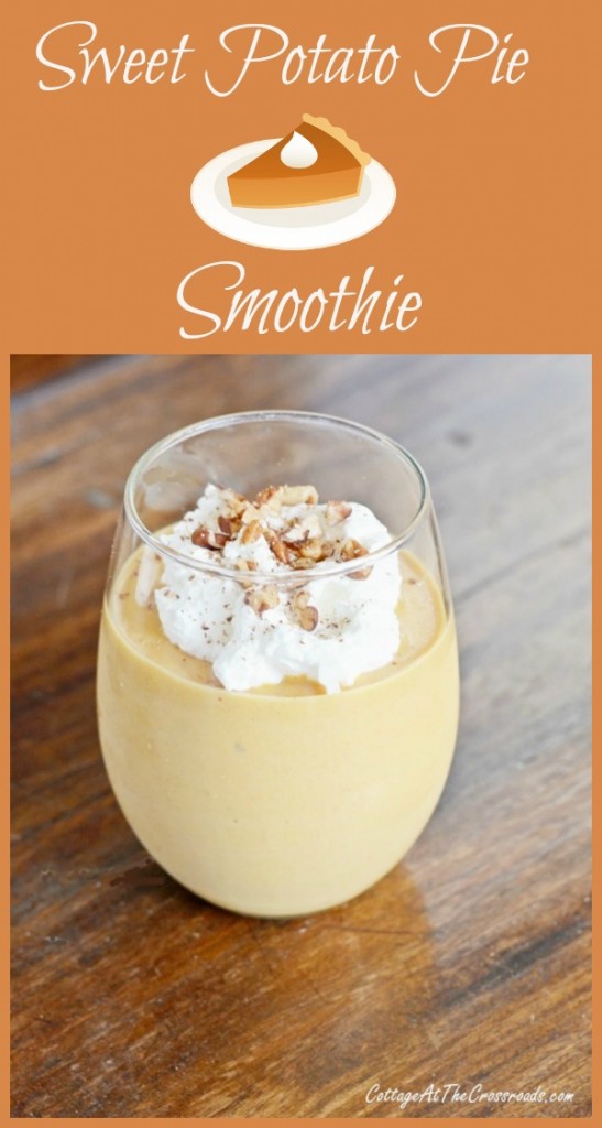 Sweet potato pie smoothie