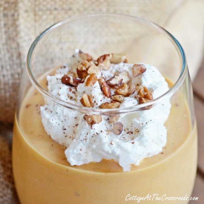 Sweet potato pie smoothie | cottage at the crossroads
