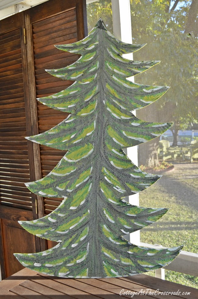 Diy wooden christmas trees by cottageatthecrossroads. Com