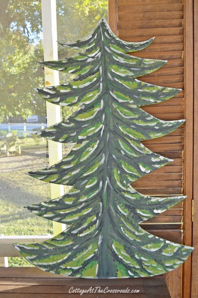 Diy wooden christmas trees by cottageatthecrossroads. Com