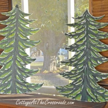 Wooden christmas trees 023