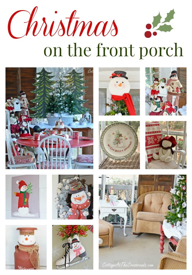 Christmas on the front porch | cottage at the crossroads