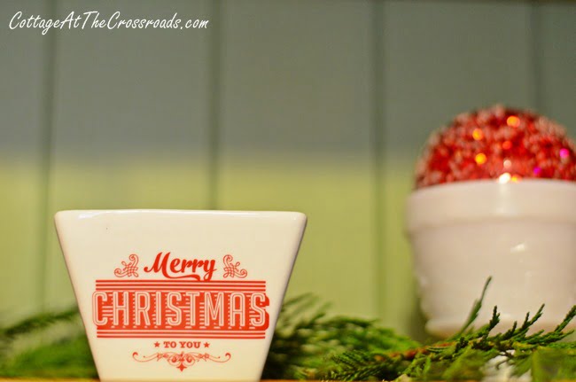 Gardening santa tablescape | cottage at the crossroads