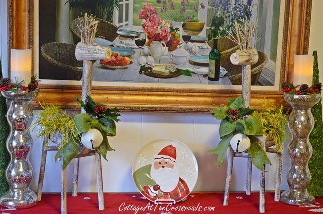 Christmas in the dining room  | cottage at the crossroads
