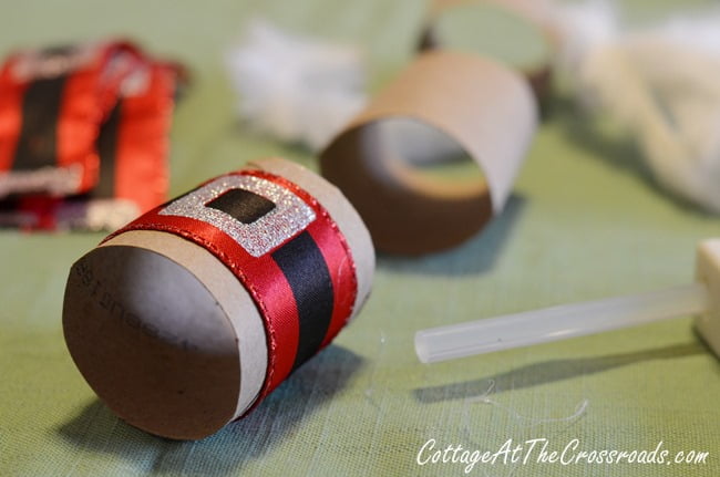 DIY Santa Napkin Rings | Cottage at the Crossroads