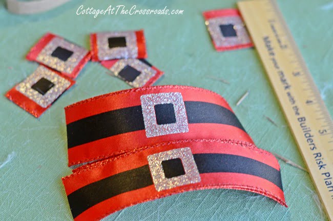 Diy santa napkin rings | cottage at the crossroads