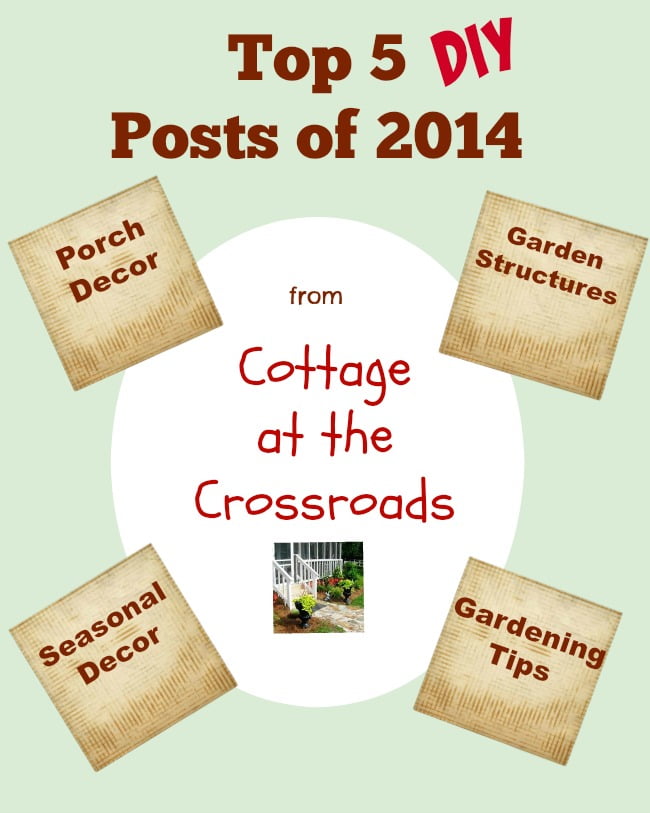 Top 5 diy posts of 2014 from cottage at the crossroads