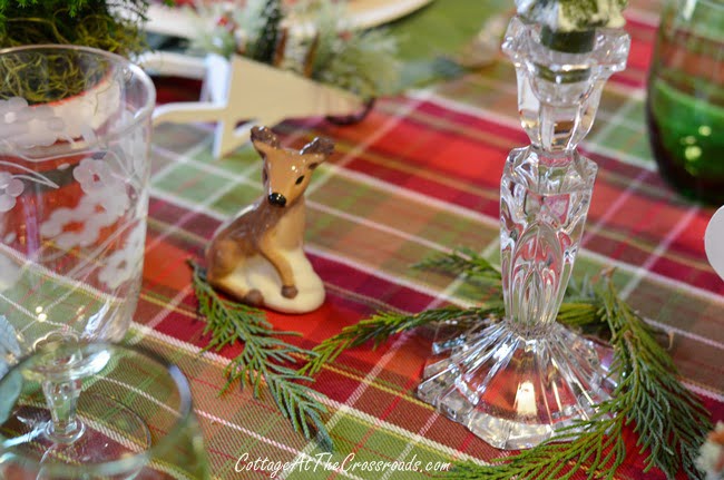 Gardening santa tablescape | cottage at the crossroads