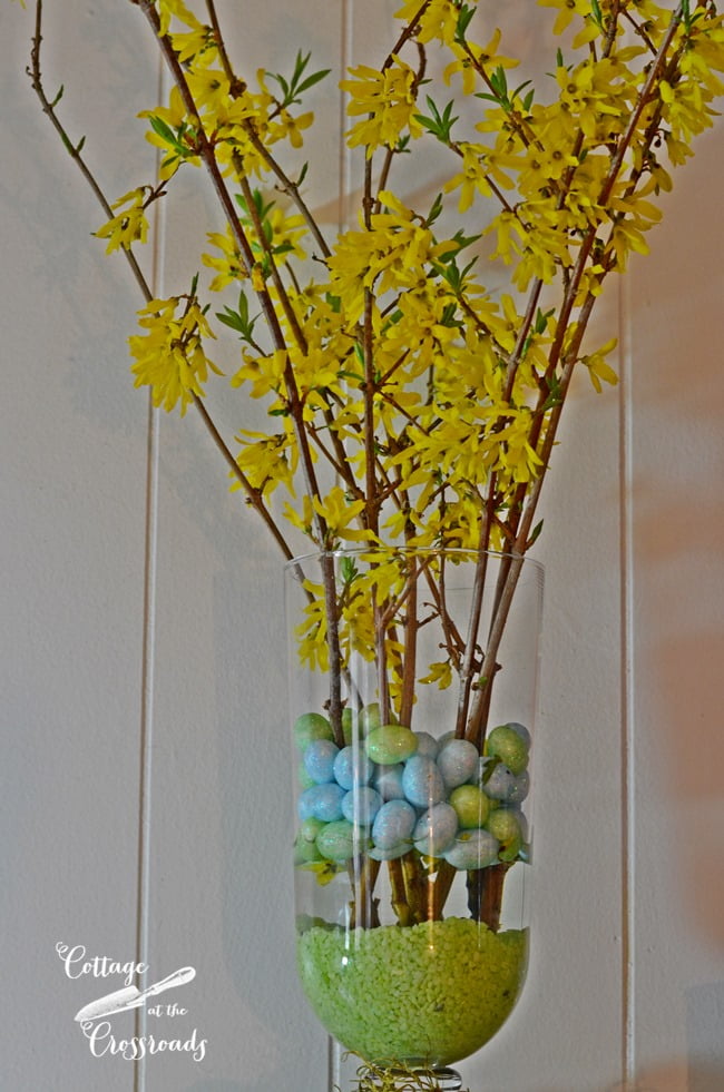 Easter mantel | cottage at the crossroads