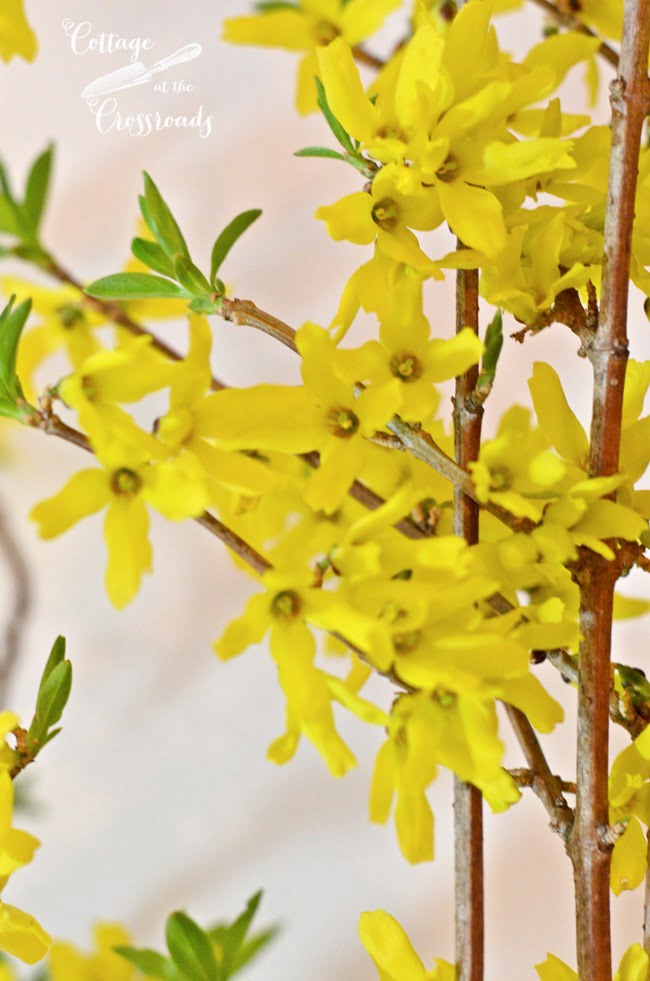 Easter mantel | cottage at the crossroads