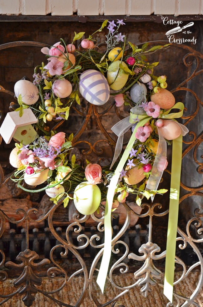 Easter mantel | cottage at the crossroads