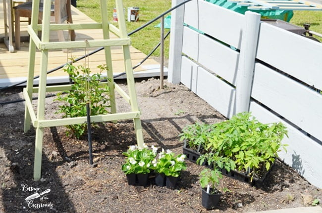 New flower bed | cottage at the crossroads