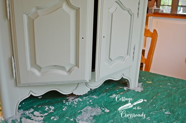 French country painted night stand | cottage at the crossroads