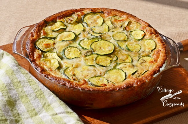 Italian zucchini pie | cottage at the crossroads