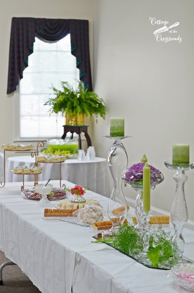 Reception table | cottage at the crossroads