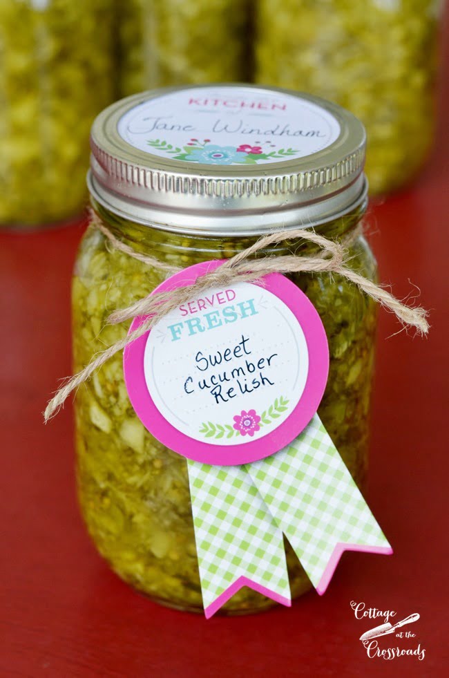 Sweet cucumber relish | cottage at the crossroads