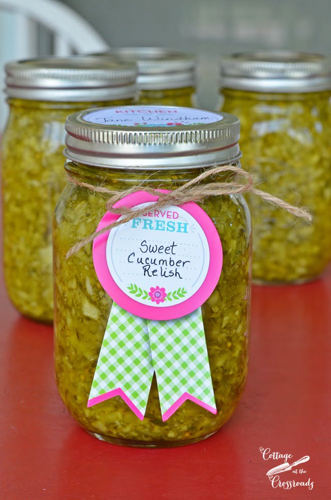 Sweet cucumber relish | cottage at the crossroads