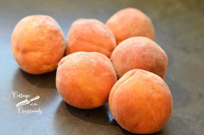 Fresh peaches from south carolina