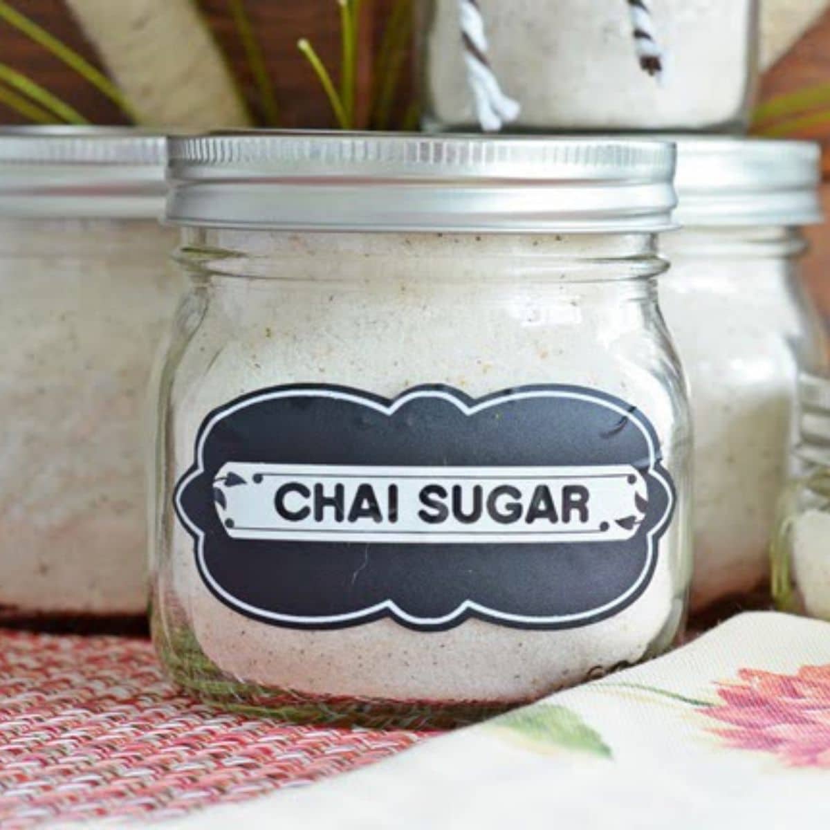 Chai Sugar Jars - A unique homemade edible gift by Dessert for Two