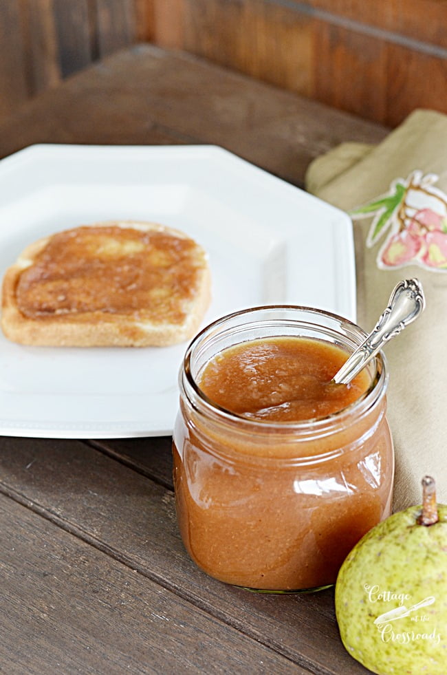 Homemade apple pear butter | cottage at the crossroads