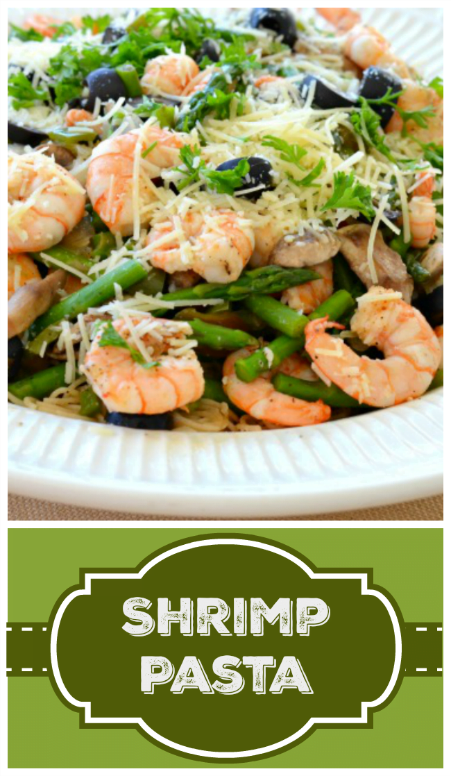 This scrumptious shrimp pasta will amaze your family and friends! Feeds a crowd and is so easy!