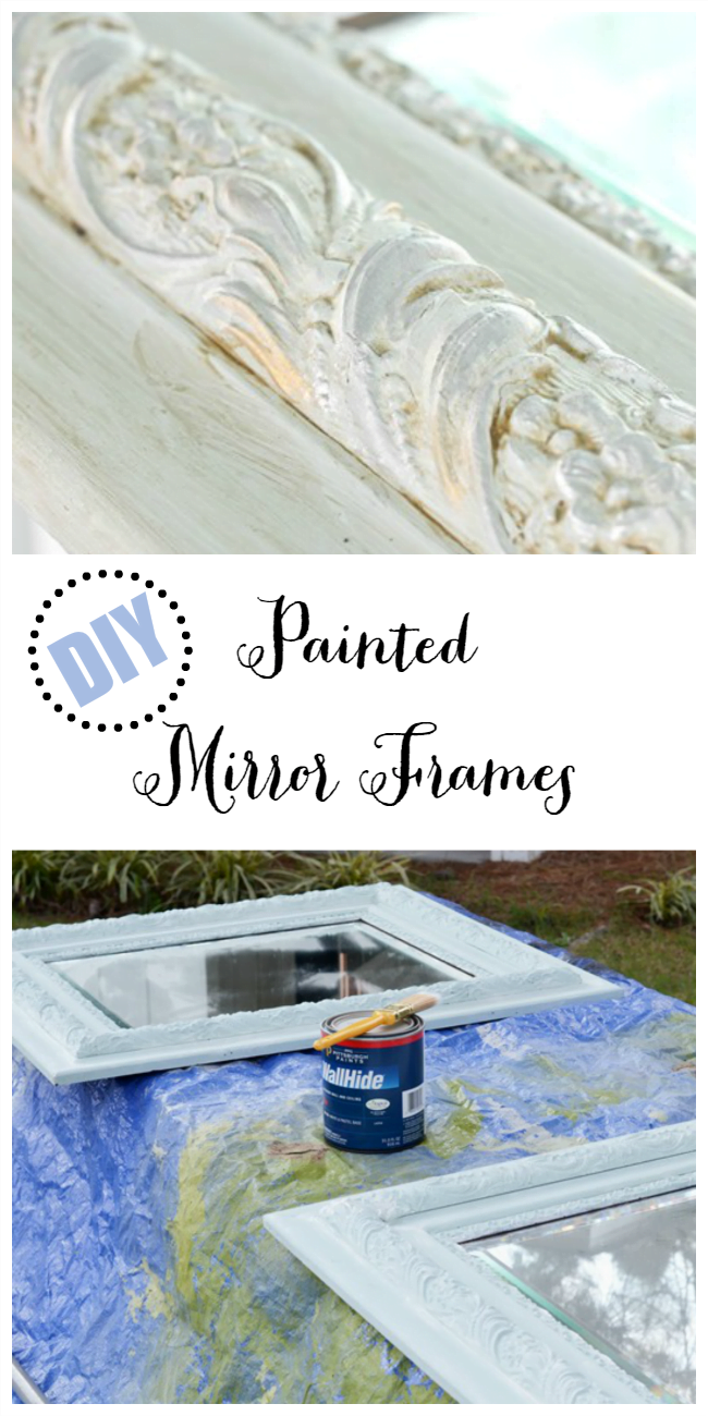 Diy Painted Mirror Frames