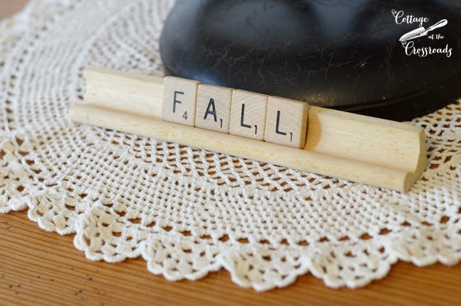 Fall scrabble tiles | cottage at the crossroads